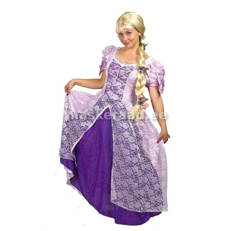 Rapuntsel lillas pitsilises kleidis