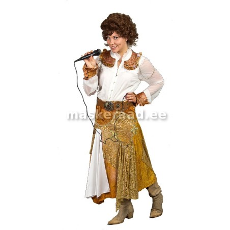 70-ndad, ABBA, kuldpruun Waterloo kostüüm