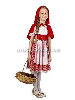 Punamütsike ruudulise...