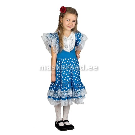 Flamenkokleit sinisetäpiline