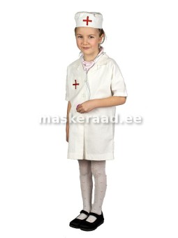 Arst valge kitliga, laste