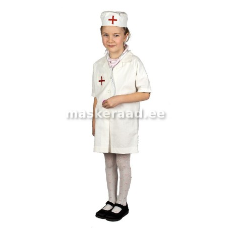 Arst valge kitliga, laste