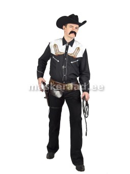 The cowboy in the black...