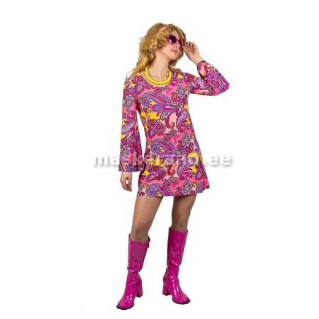 70-ndad,  roosakirju kleit