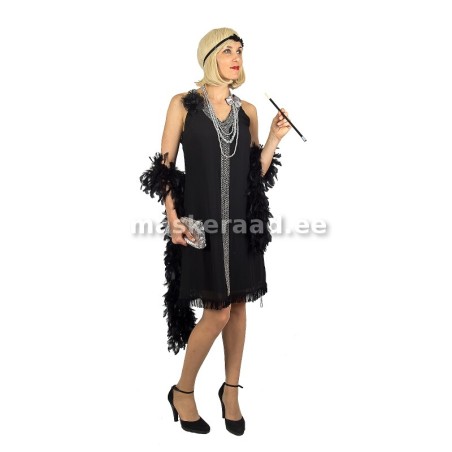 20-30-the ' 60s black siidkleit silver tikkereaga