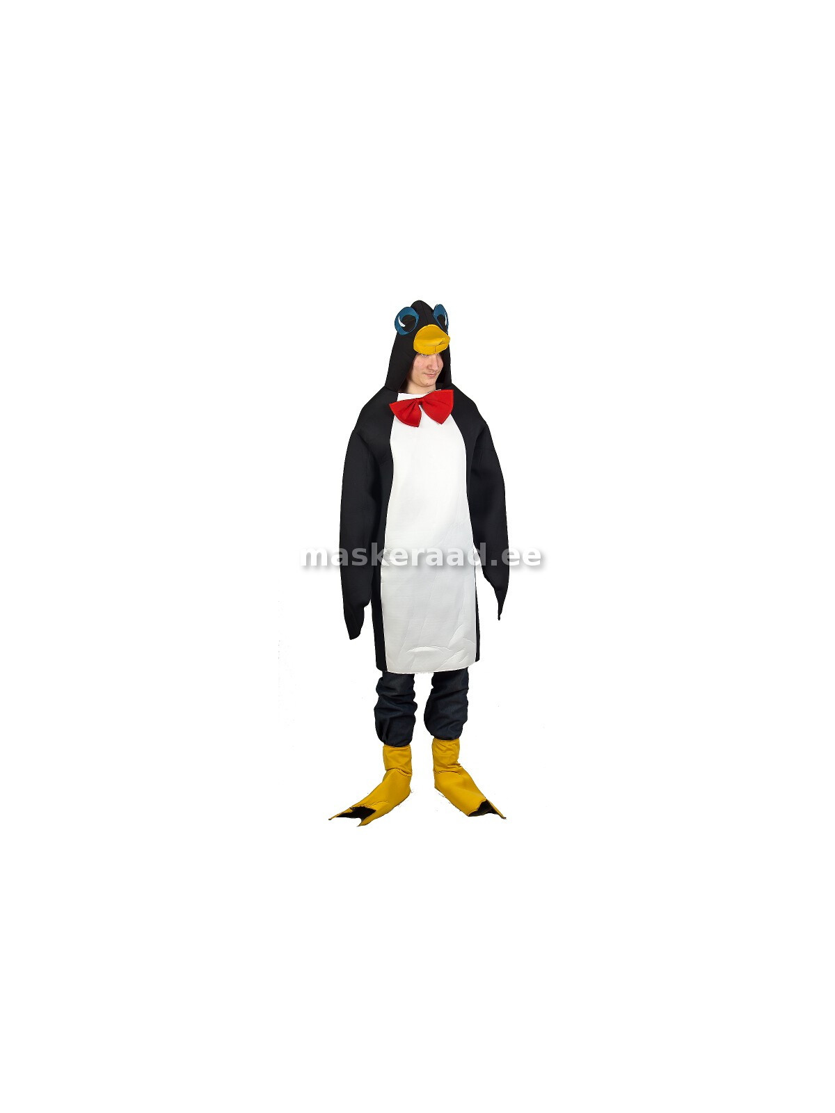 Penguin with yellow feet