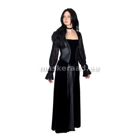 Halloween, must gooti kleit