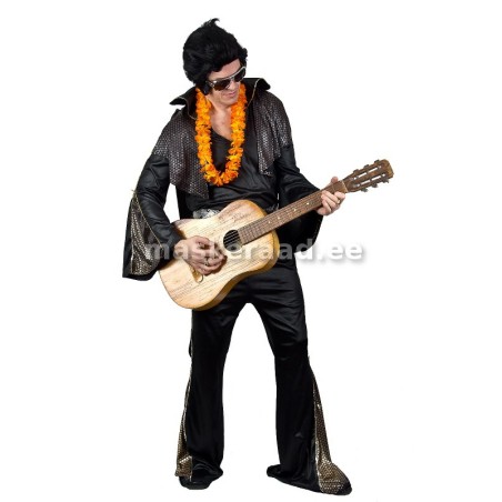 Elvis Presley tumedas kostüümis