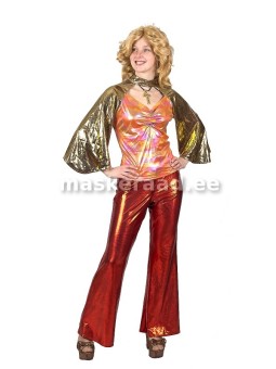 70-' 80s, a shiny red pants...