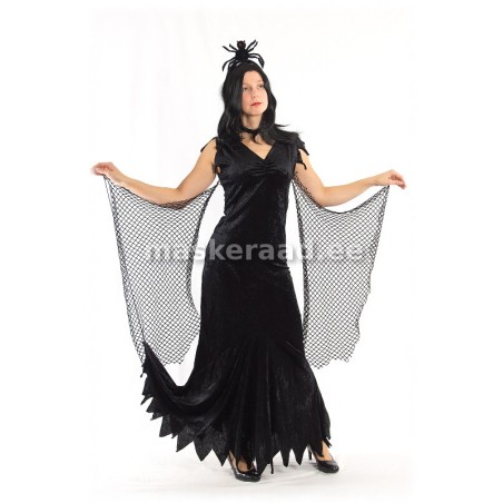 Хэллоуин, черной бархатной nõiakleit võrksiiludega