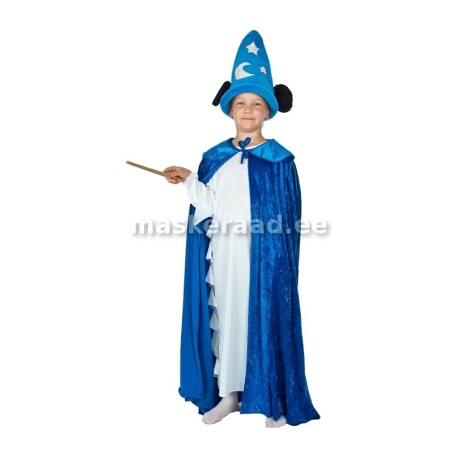 Halloween-the sorcerer's apprentice blue Cape