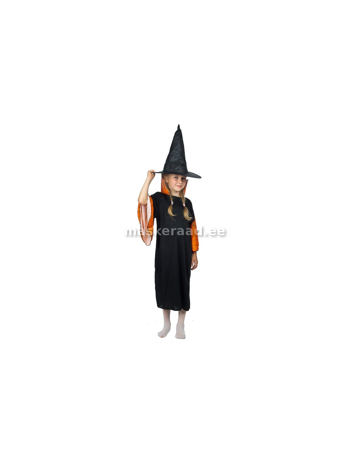 Halloween, Wizard-witch Orange collarless and sleeves