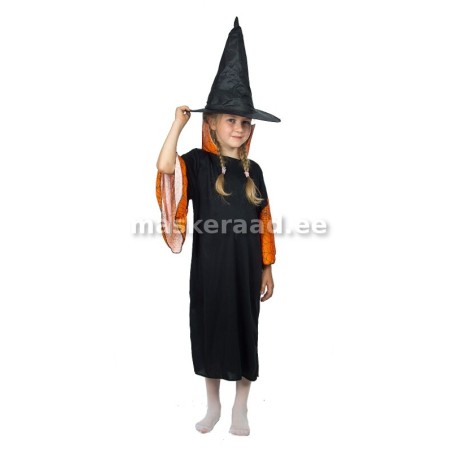 Halloween, Wizard-witch Orange collarless and sleeves