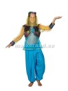 Arabic belly dance costume, blue Jasmine