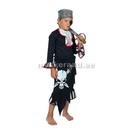 Piraat luukerepildiga pükstega