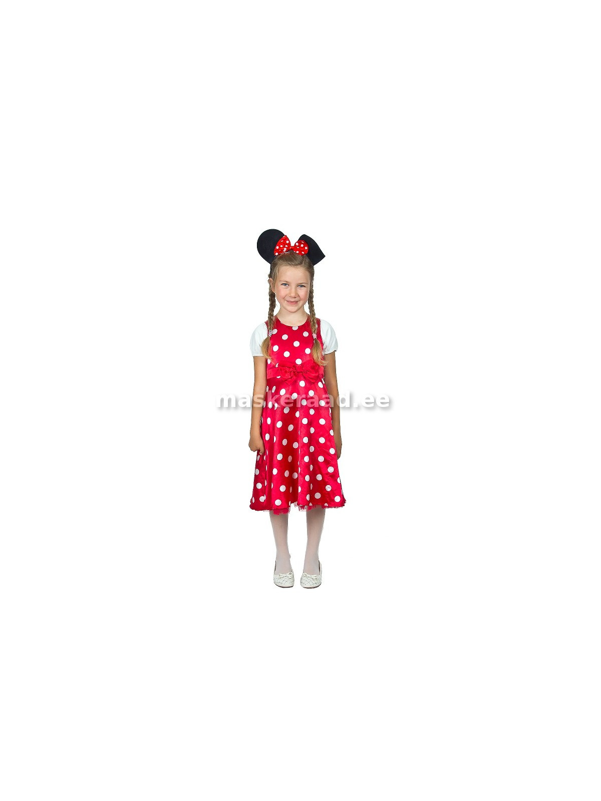 Minni Hiir punases täpilises kleidis