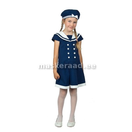 Madrusetüdruk sinises kleidis