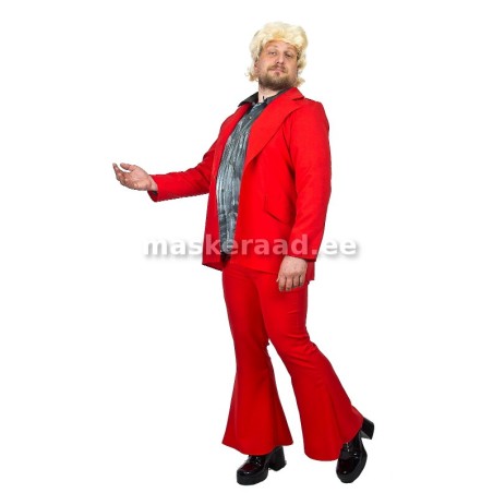 70-ndate meeste punane ülikond, suurem