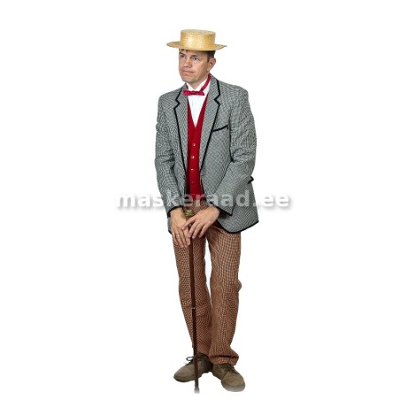 19-20 saj, härra Kiir mustade kantidega pintsakus