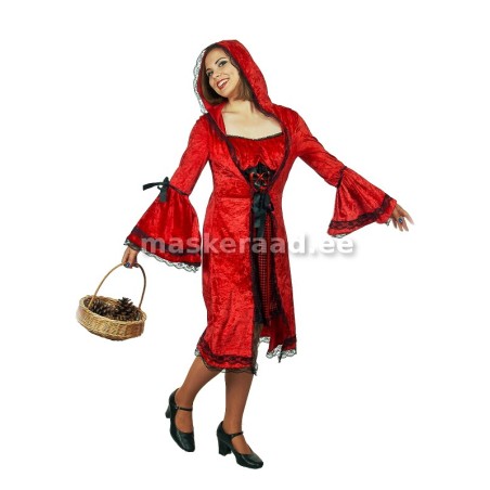 Punamütsike punases sametkleidis