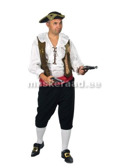 Piraat läikiva pluusi ja...