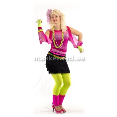 80 -ndad roosa võrkpluusiga diskobeib