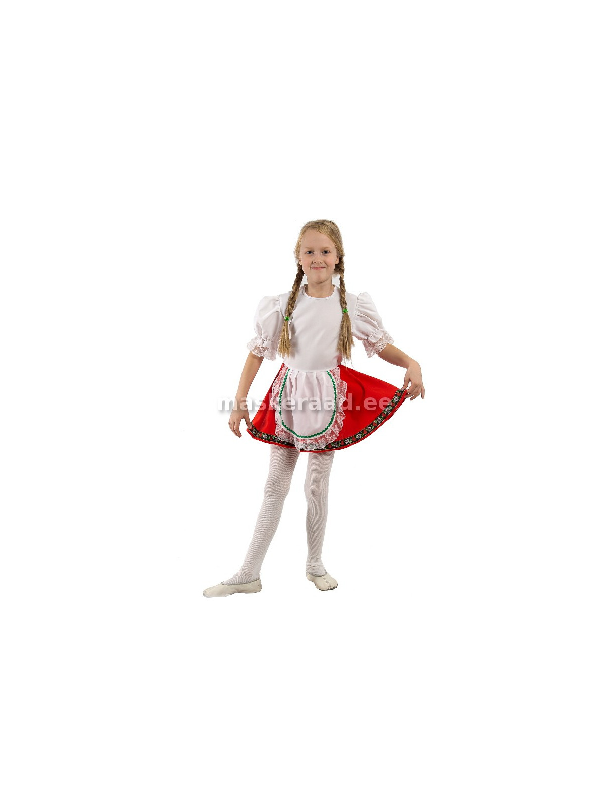 Bavaria, the girl in the Red skirt dress