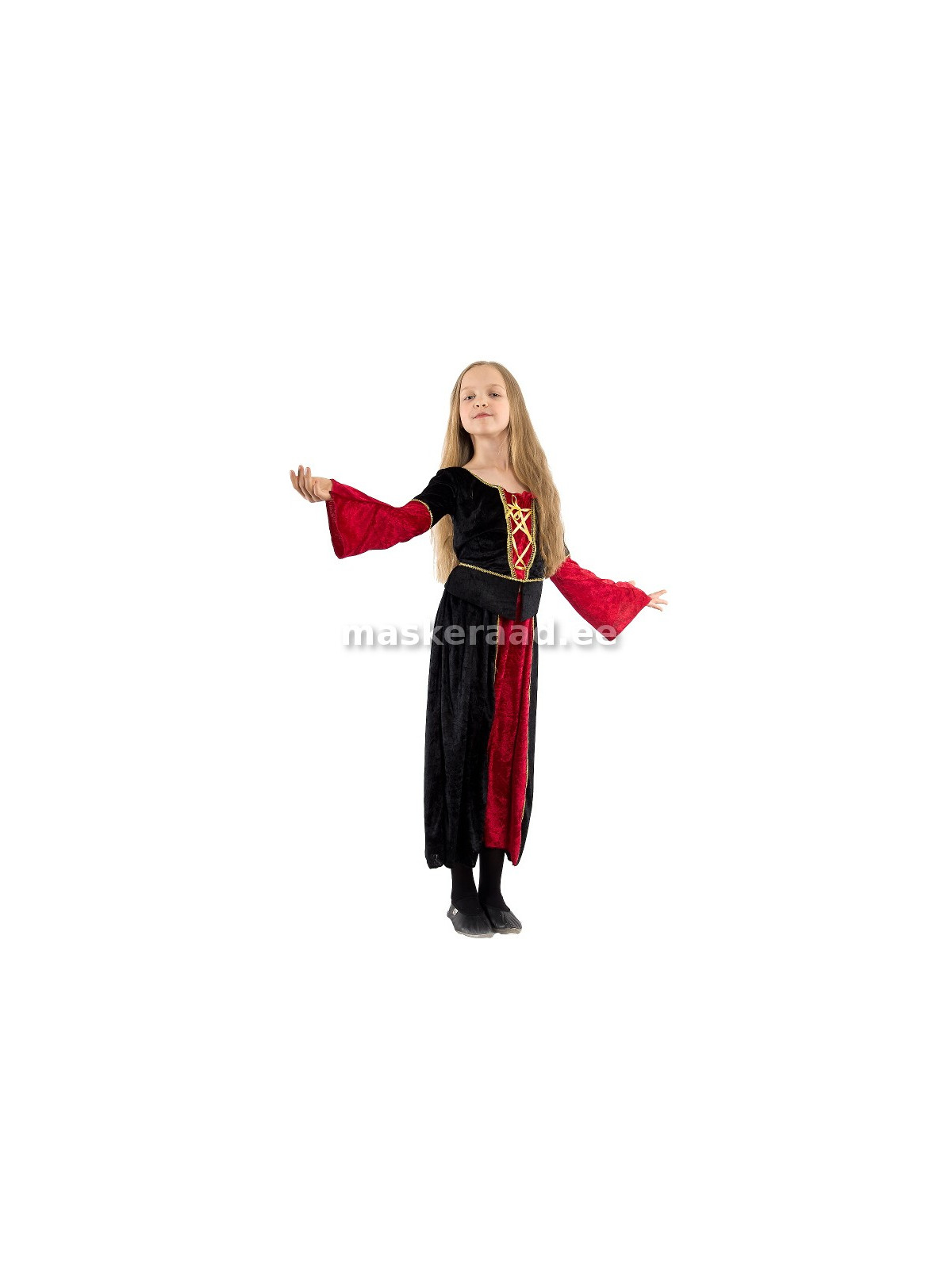 The medieval rüütlipreili red esisiiluga sametrüüs