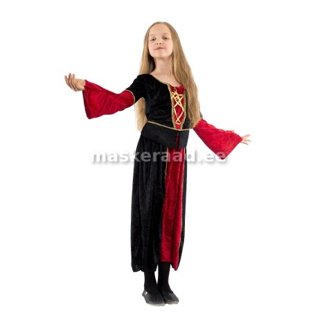 The medieval rüütlipreili red esisiiluga sametrüüs