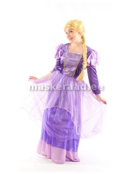 Rapuntsel lillas sametkleidis