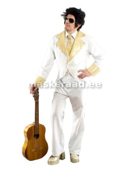 Bändimees valges, kuldsete...