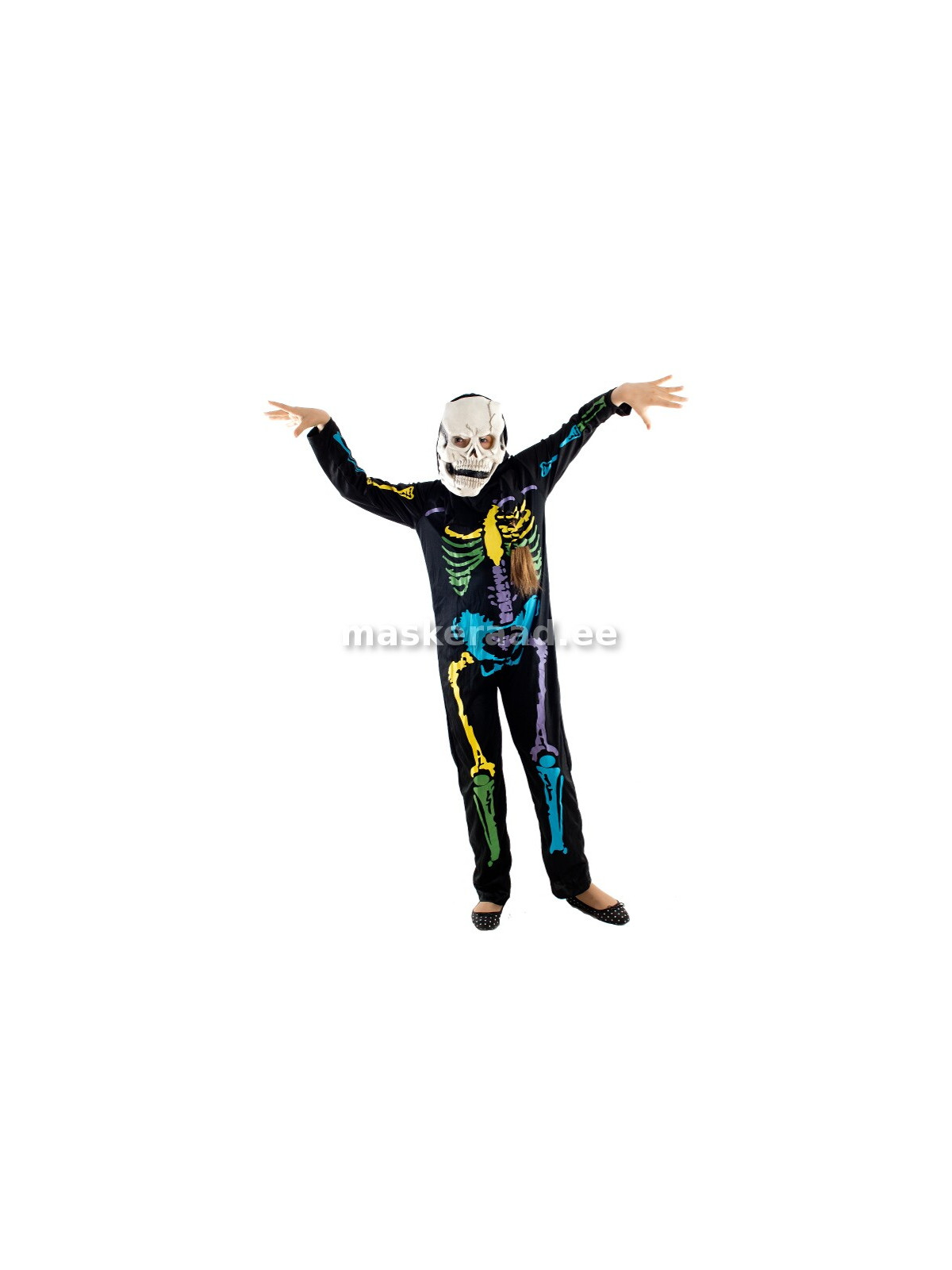 Halloween - värviline luukere