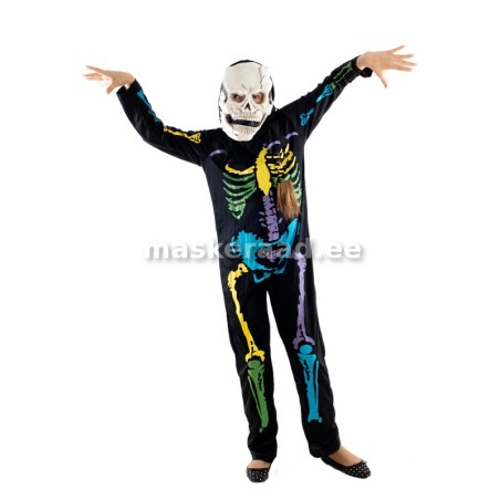 Halloween - värviline luukere