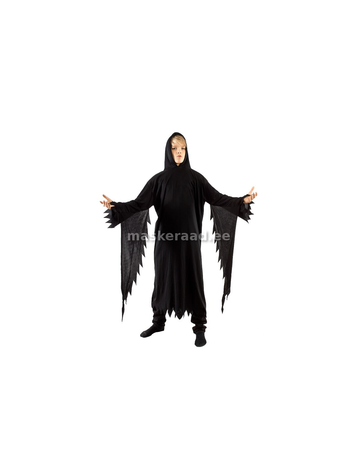 Halloween - must hõlst kapuutsiga