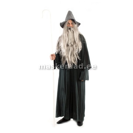 Halloweeni võlur Gandalf mustas rüüs