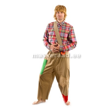 Karlsson pruunide lapitud pükstega