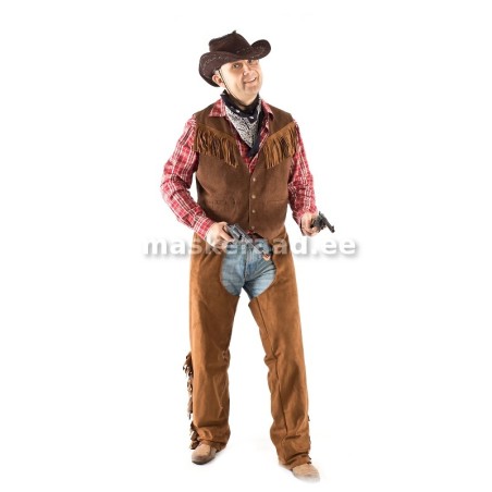 Kauboi pruunide ratsapükstega, suurem