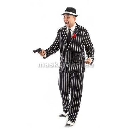 20 - 30ndad - maffia musta-valgetriibulise ülikonnaga