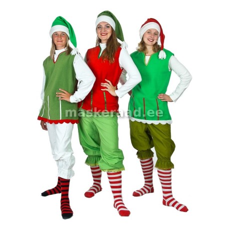 Päkapikk- pöialpoiss rohekates riietes