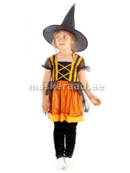 Halloweeni nõiakleit oranži...