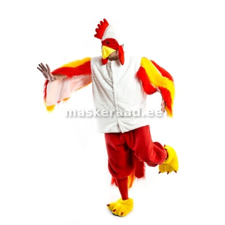 Kukk valge, punasekirju sabaga