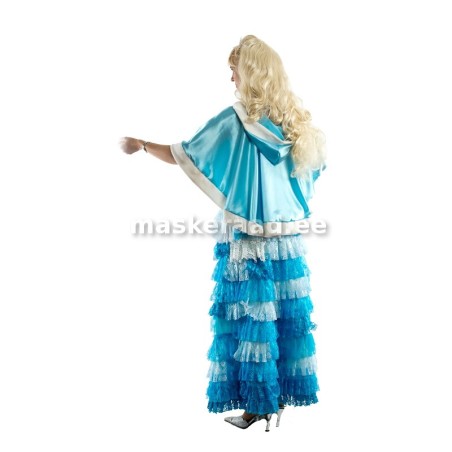 Lumekuninganna sinise satsilise seelikuga