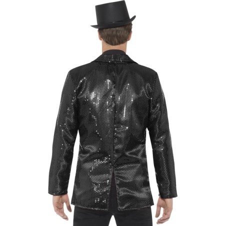 80-90ndate diskokuningas mustas litrilises pintsakus