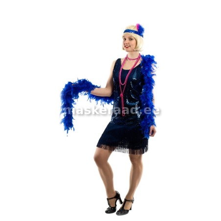 20 -30-ndad tumesinine litterkleit narmastega