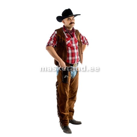 Kauboi pruunide ratsapükstega