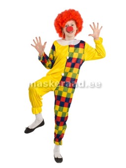 Kloun kollases ruudulises...