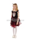 Halloweeni Day of the Dead senjoriita, laste
