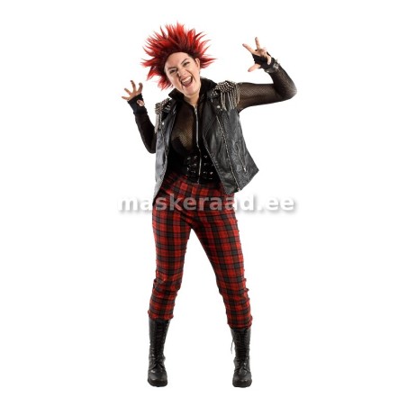 80-90-ndad, punkar punaseruuduliste pükstega