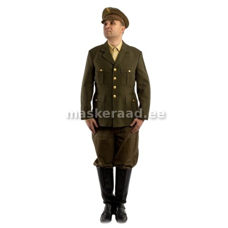 Sõjaväelane, ohvitser rohekas vormis