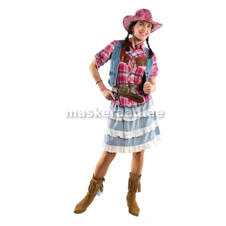 Kauboitüdruk  satsidega teksaseelikus